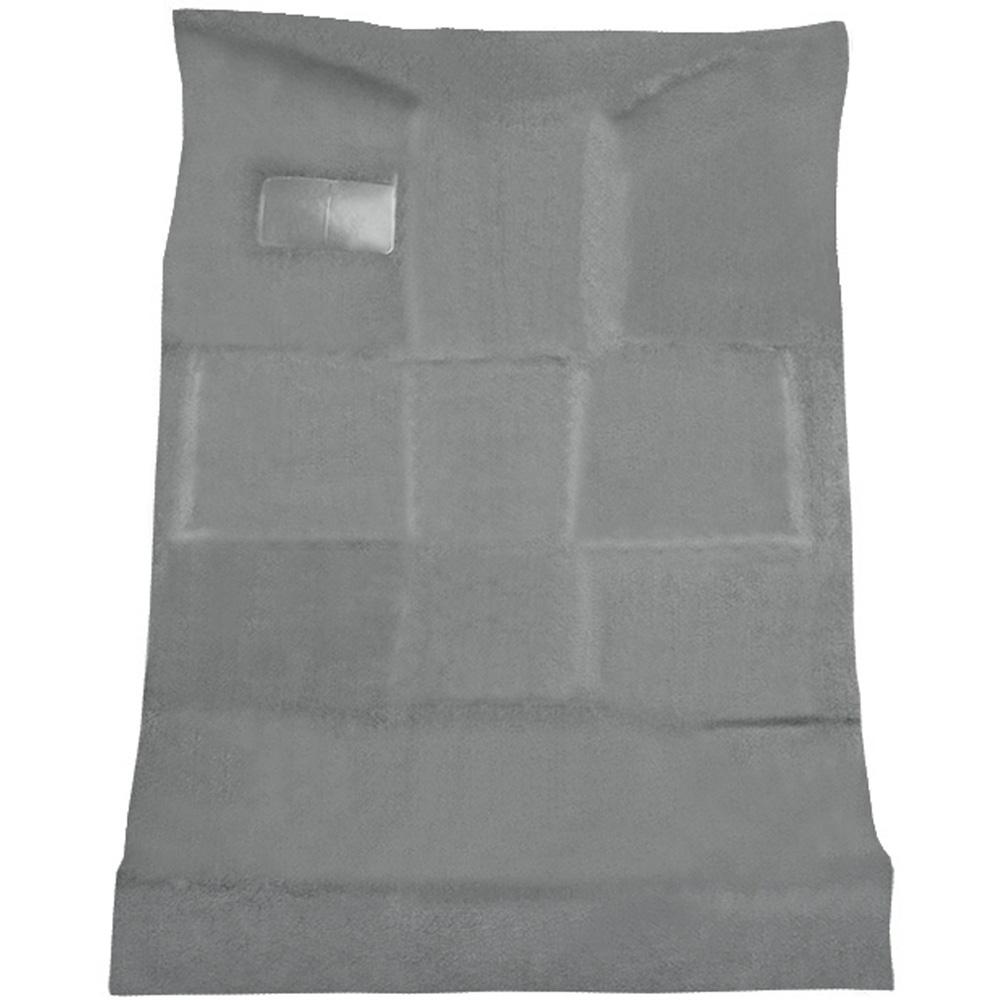 2007-14 Silverado/Sierra Truck Extra Cab Carpet Set Complete w/o Heel Pad Molded Standard Backing Cutpile Medium Gray / Pewter