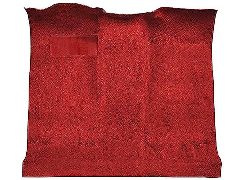 1974-77 K5 Blazer, Jimmy 2-Door Molded Passenger Area Carpet Kit Cut Pile Standard Backing Column & Floor Shift Automatic or Manual 2WD/4WD Dark Red / Carmine