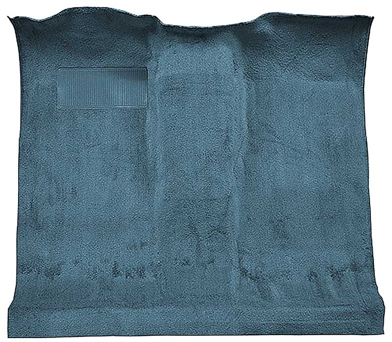 1973-74 Blazer, Jimmy 2-Door Molded Passenger Area Carpet Kit Loop Standard Backing Column & Floor Shift Automatic or Manual 2WD/4WD Medium Blue