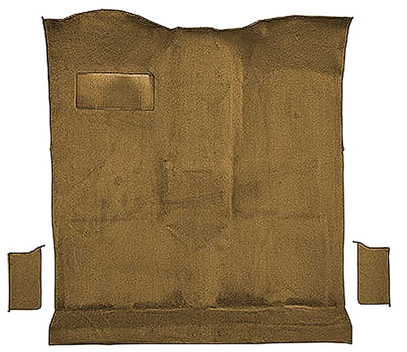 1978-80 K5 Blazer, Jimmy 2-Door Molded Passenger Area Carpet Kit Cut Pile Standard Backing Column & Floor Shift Automatic or Manual 2WD/4WD Saddle