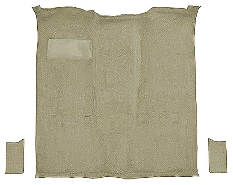 1981-91 K5 Blazer, Jimmy 2-Door Molded Passenger Area Carpet Kit Cut Pile Standard Backing Column & Floor Shift Automatic or Manual 2WD/4WD Medium Doeskin