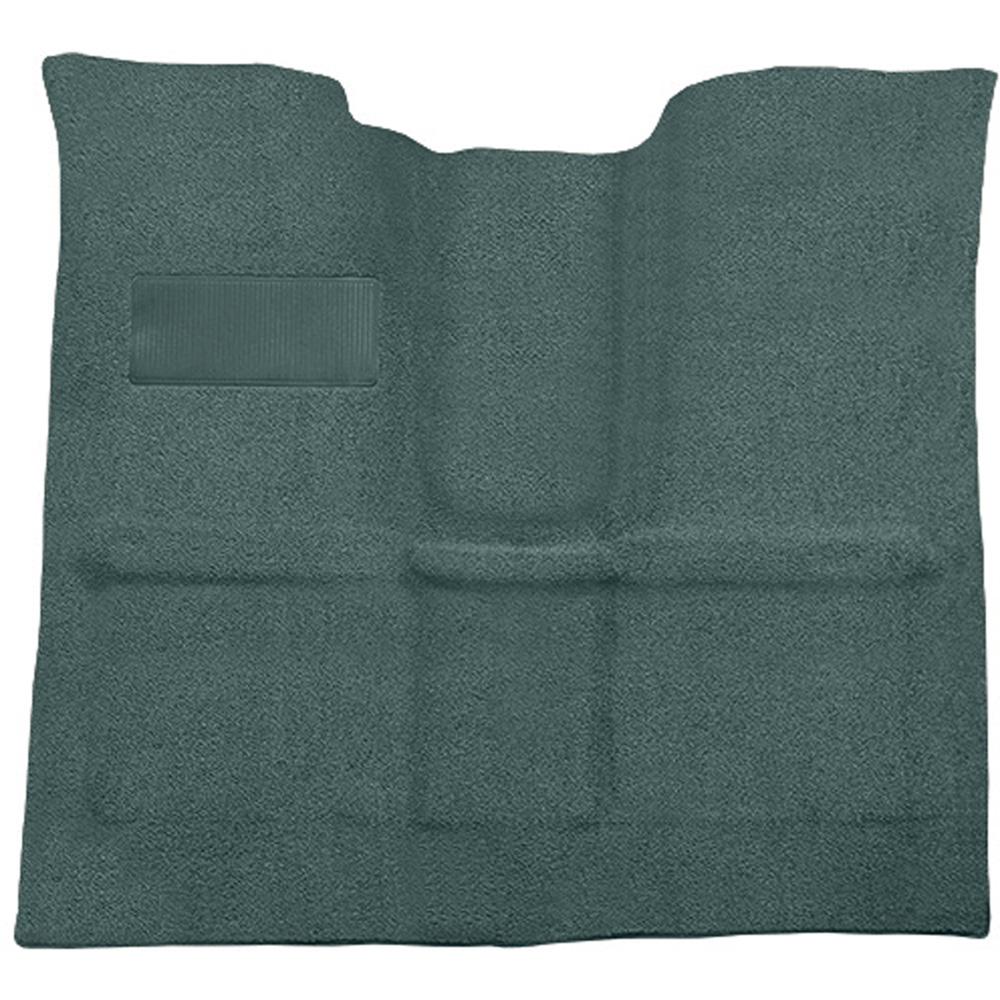 1967-72 Chevrolet, GMC Pickup Regular Cab Molded Carpet Set Loop Standard Backing Floor Shift TH400 High Hump 4WD Aqua