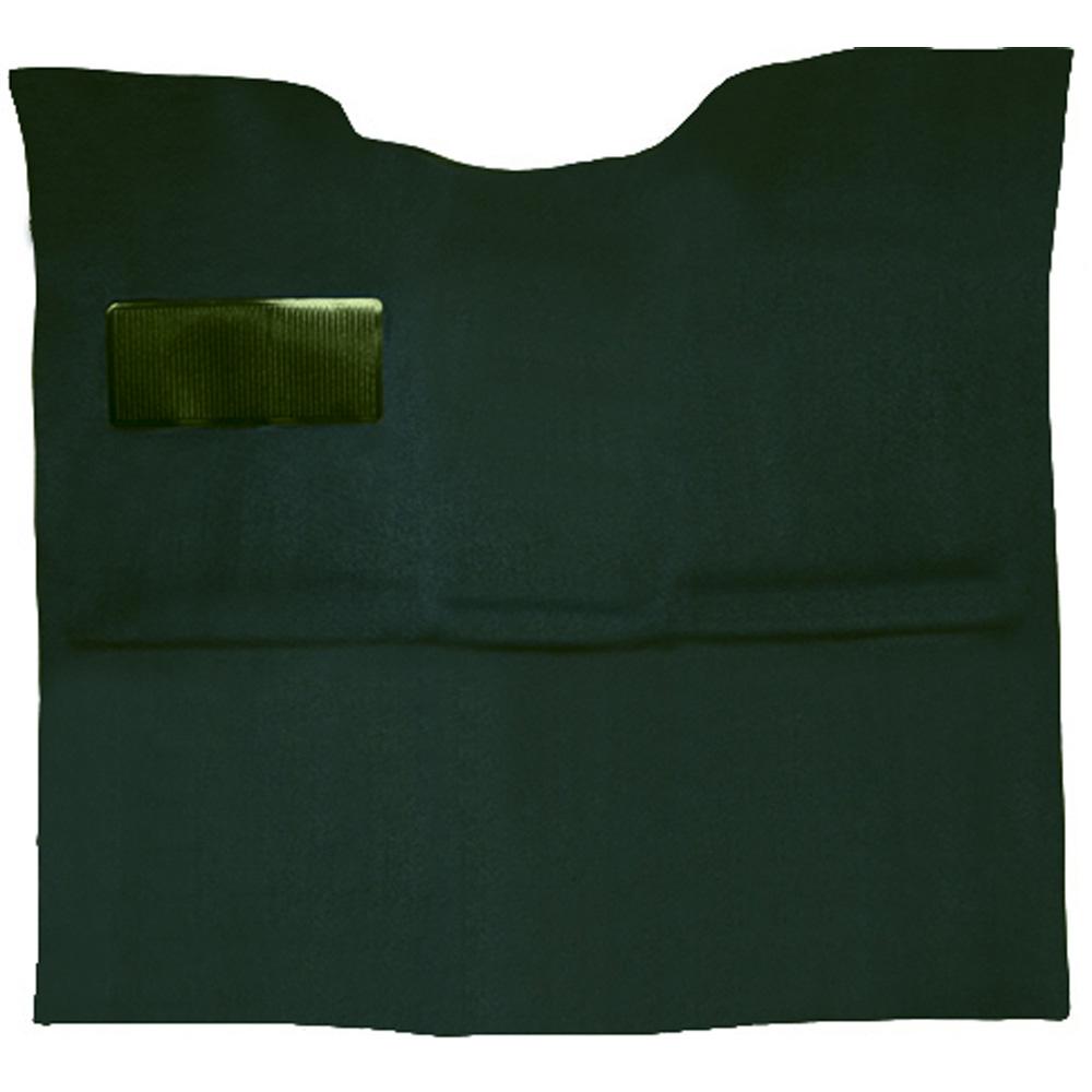 1967-72 Chevrolet, GMC Pickup Regular Cab Molded Carpet Kit Loop Standard Backing Column Shift Automatic or 3-Speed Manual Low Hump 2WD Dark Green