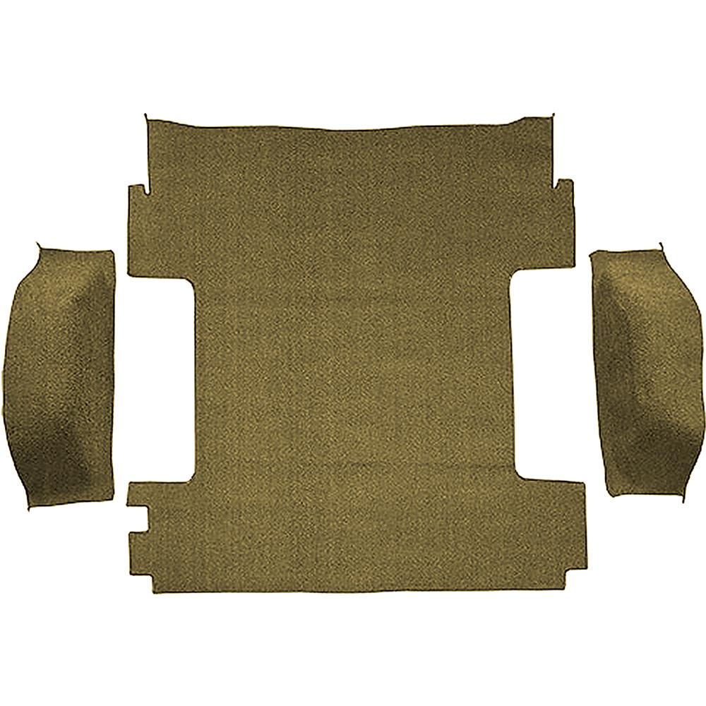 1969-72 Blazer/Jimmy Except CST Carpet Cargo Area 3-Piece Set Molded Wheel Well Covers Standard Backing Loop Gold