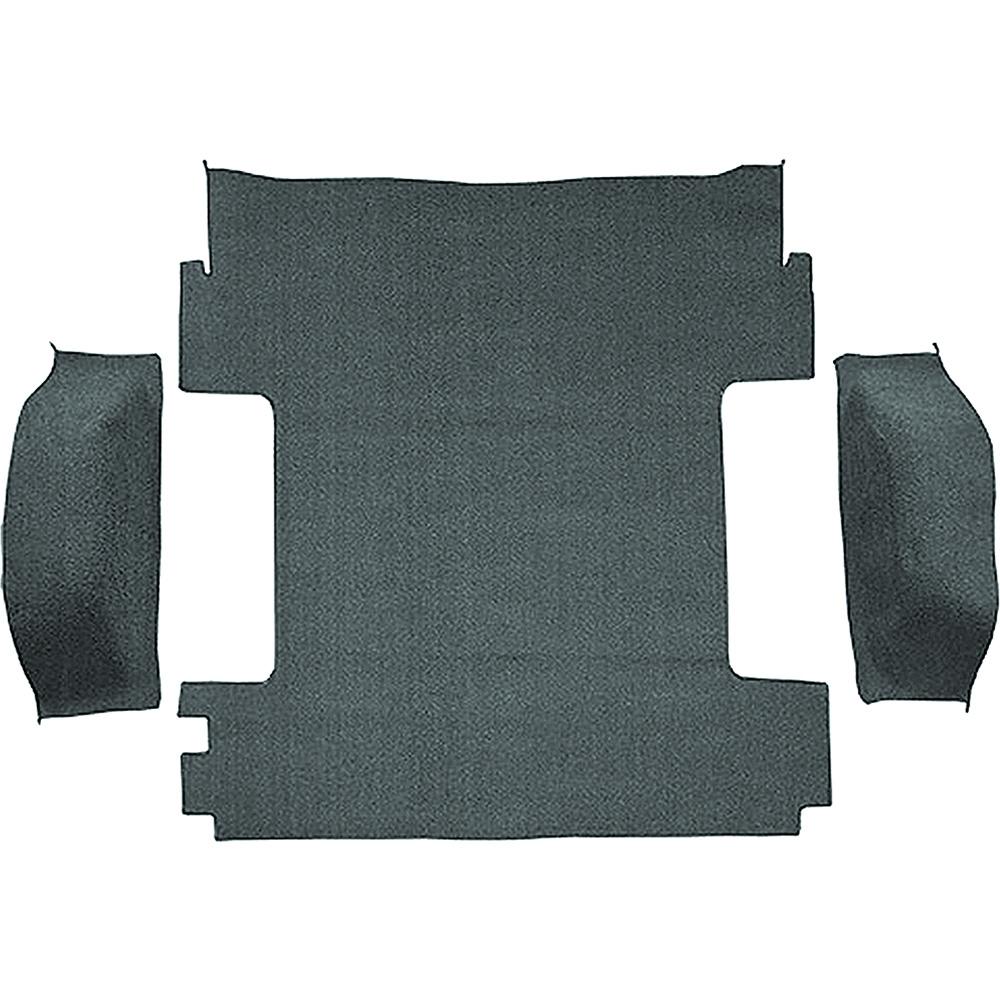 1969-72 Blazer/Jimmy Except CST Carpet Cargo Area 3-Piece Set Molded Wheel Well Covers Standard Backing Loop Aqua