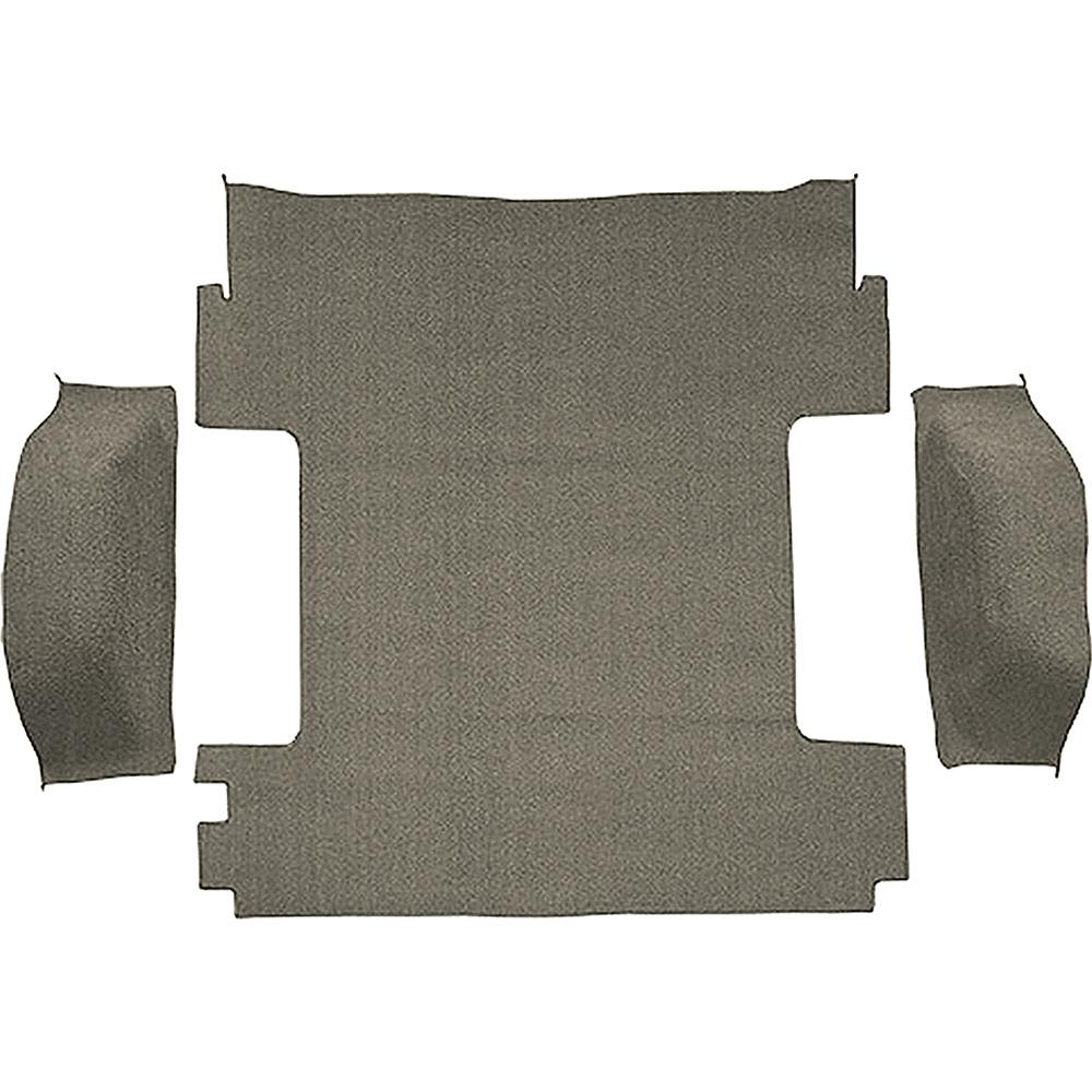 1969-72 Blazer/Jimmy Except CST Carpet Cargo Area 3-Piece Set Molded Wheel Well Covers Standard Backing Loop Fawn Sandalwood