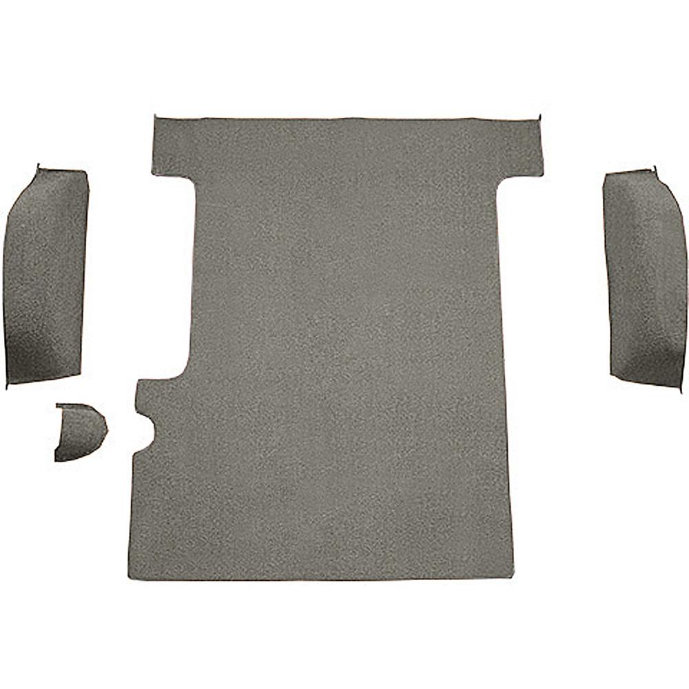 1967-72 Chevrolet/GMC Suburban Carpet Cargo Area 4-Piece Set Molded Wheel Well Covers Standard Backing Loop Fawn Sandalwood