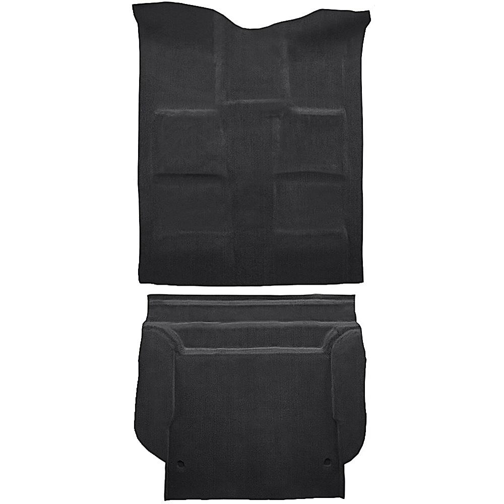2007-14 Tahoe/Yukon 4-Door Carpet Set Passenger and Cargo Area w/o Heel Pad Molded Cut Pile Standard Backing Black