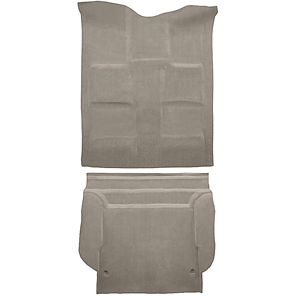 2007-14 Tahoe/Yukon 4-Door Carpet Set Passenger and Cargo Area w/o Heel Pad Molded Cut Pile Standard Backing Gray