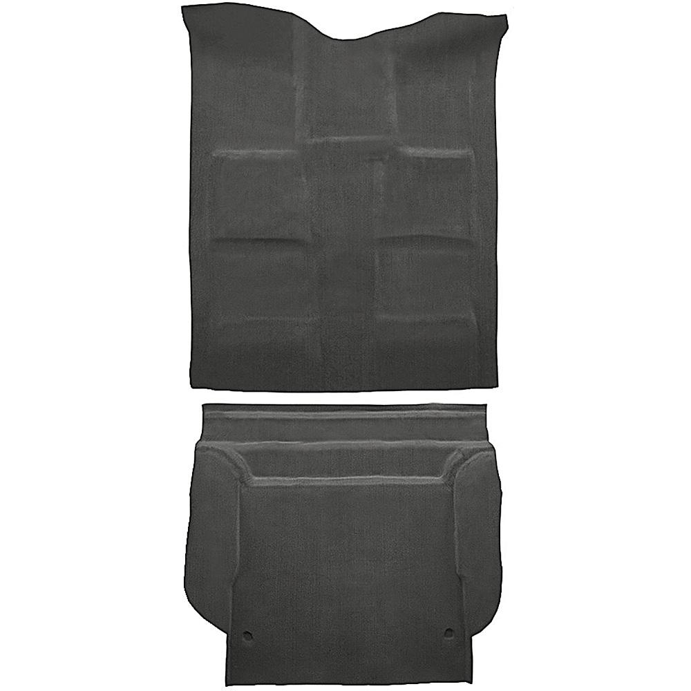 2007-14 Tahoe/Yukon 4-Door Carpet Set Passenger and Cargo Area w/o Heel Pad Molded Cut Pile Standard Backing Ebony