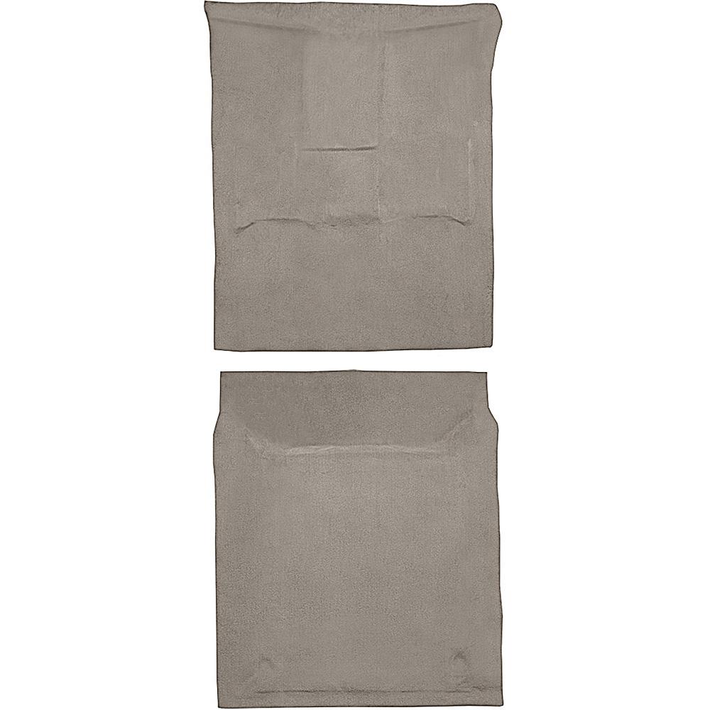 2007-14 Suburban/Yukon XL Carpet Set Passenger and Cargo Area w/o Heel Pad Molded Cut Pile Standard Backing Gray