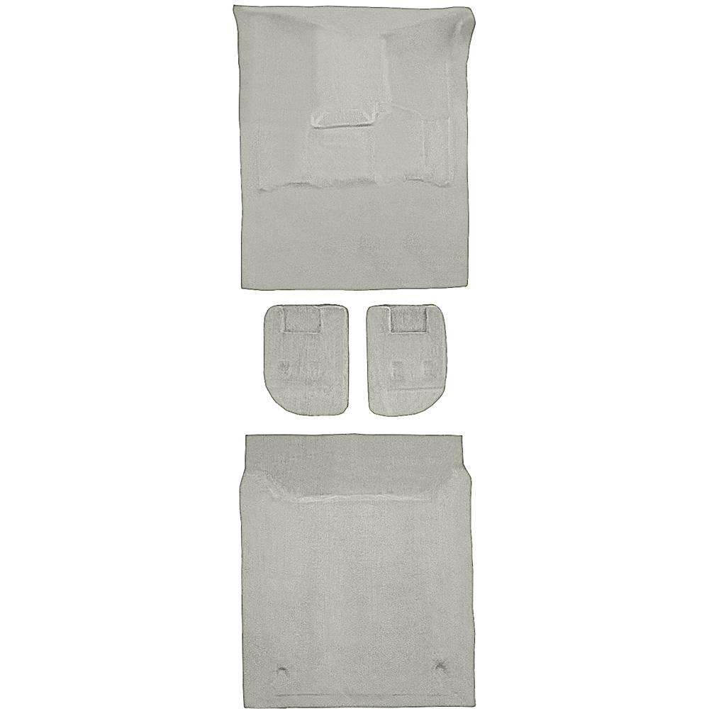 2007-09 Suburban/Yukon XL 4-Door w/ 2nd Row Bucket Seats Carpet Set Passenger and Cargo Area w/ Mount Cover w/o Heel Pad Molded Standard Backing Cutpile Almond