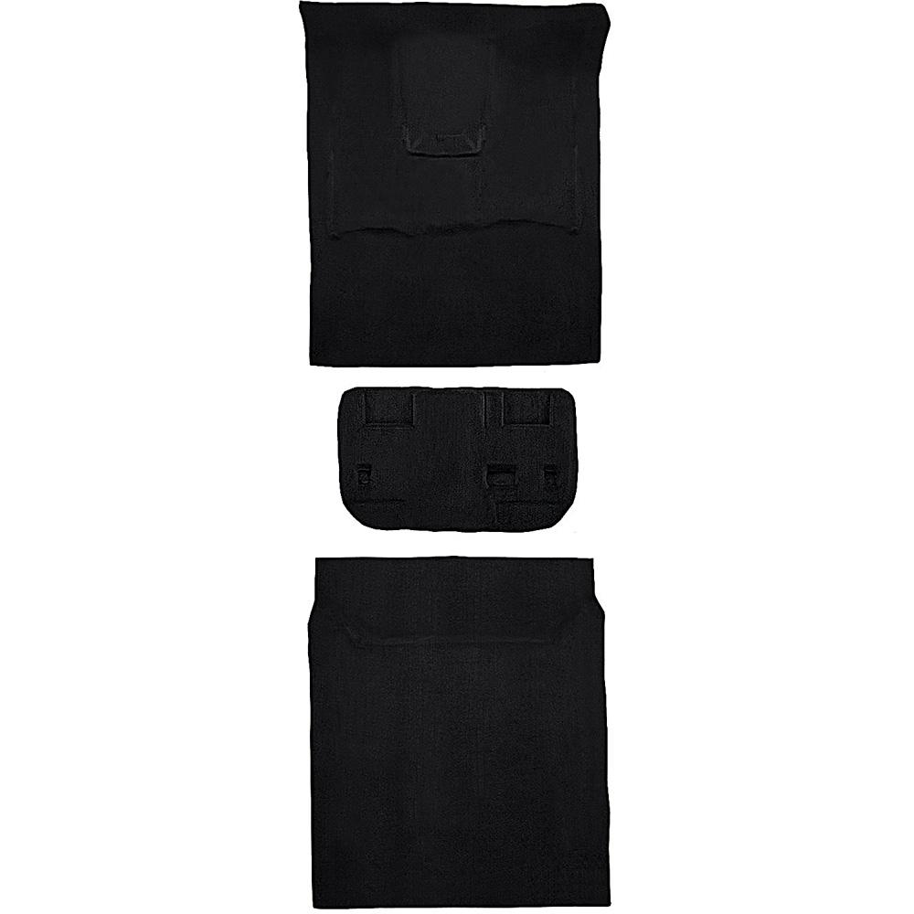 2007-09 Suburban/Yukon XL 4-Door w/ 2nd Row 60/40 Seat Carpet Set Mount Cover Complete w/o Heel Pad Molded Standard Backing Cutpile Black