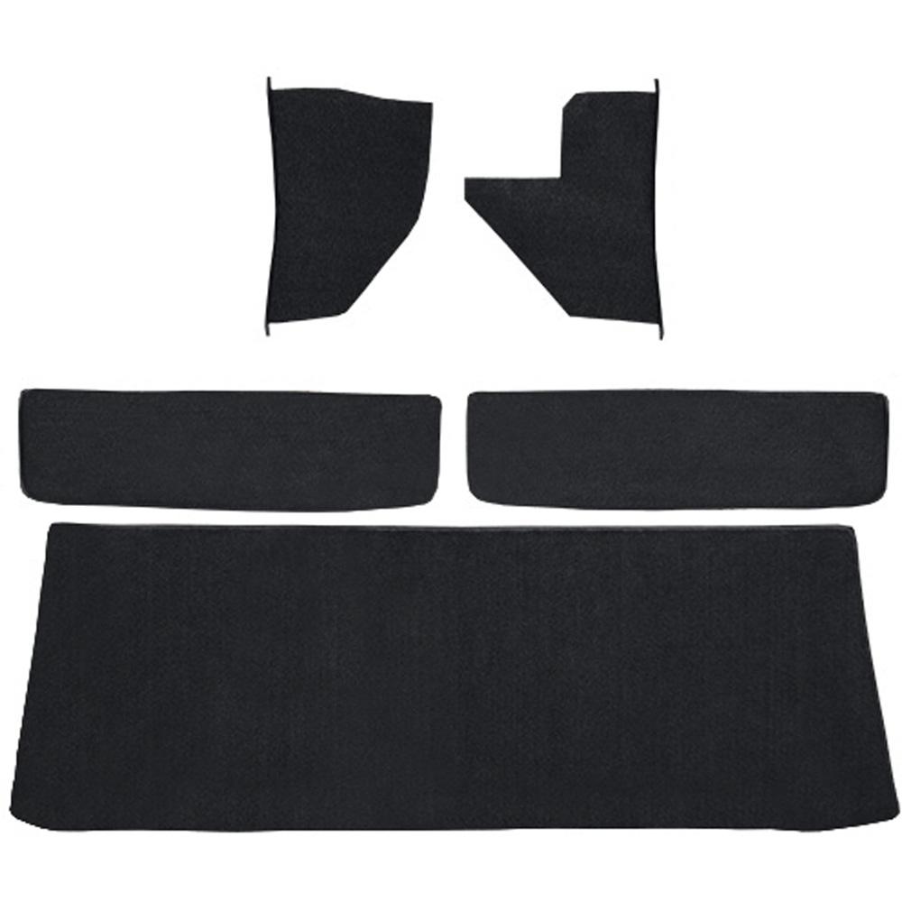1955-59 Chevrolet/GMC Truck Carpet Accessory Set w/ Rear Cab Wall, Door & Kick Panels Loop Midnight Blue
