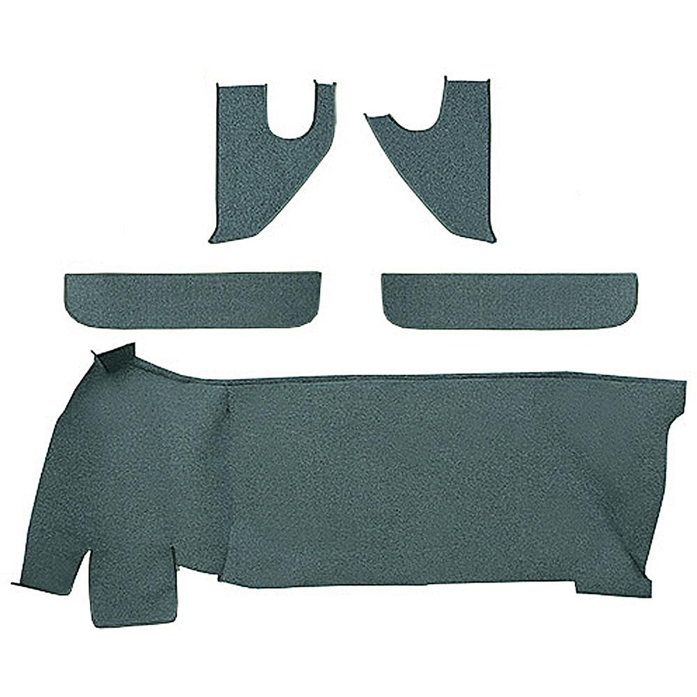 1967-72 Chevrolet/GMC Truck Carpet Accessory Set w/ Gas Tank, Door & Kick Panels Loop Aqua