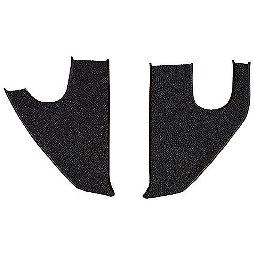 1967-72 Chevrolet/GMC Truck Carpet Kick Panel Inserts w/ Cardboard Backing Loop Black