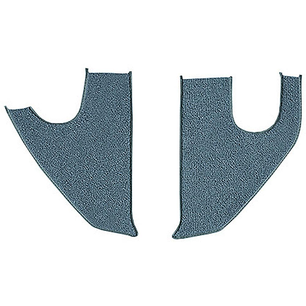 1967-72 Chevrolet/GMC Truck Carpet Kick Panel Inserts w/ Cardboard Backing Loop Medium Blue