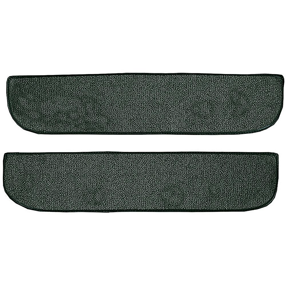 1967-72 Chevrolet/GMC Truck Carpet Door Panel Inserts w/o Cardboard Backing 2-Piece Loop Dark Green