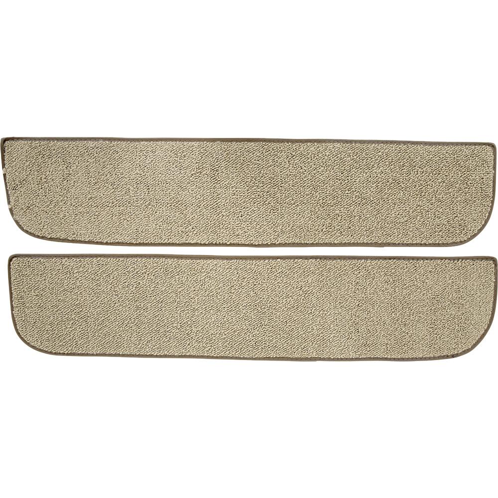 1967-72 Chevrolet/GMC Truck Carpet Door Panel Inserts w/o Cardboard Backing 2-Piece Loop Fawn Sandalwood