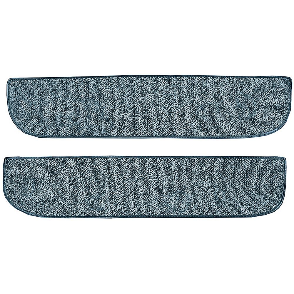 1967-72 Chevrolet/GMC Truck Carpet Door Panel Inserts w/o Cardboard Backing 2-Piece Loop Medium Blue