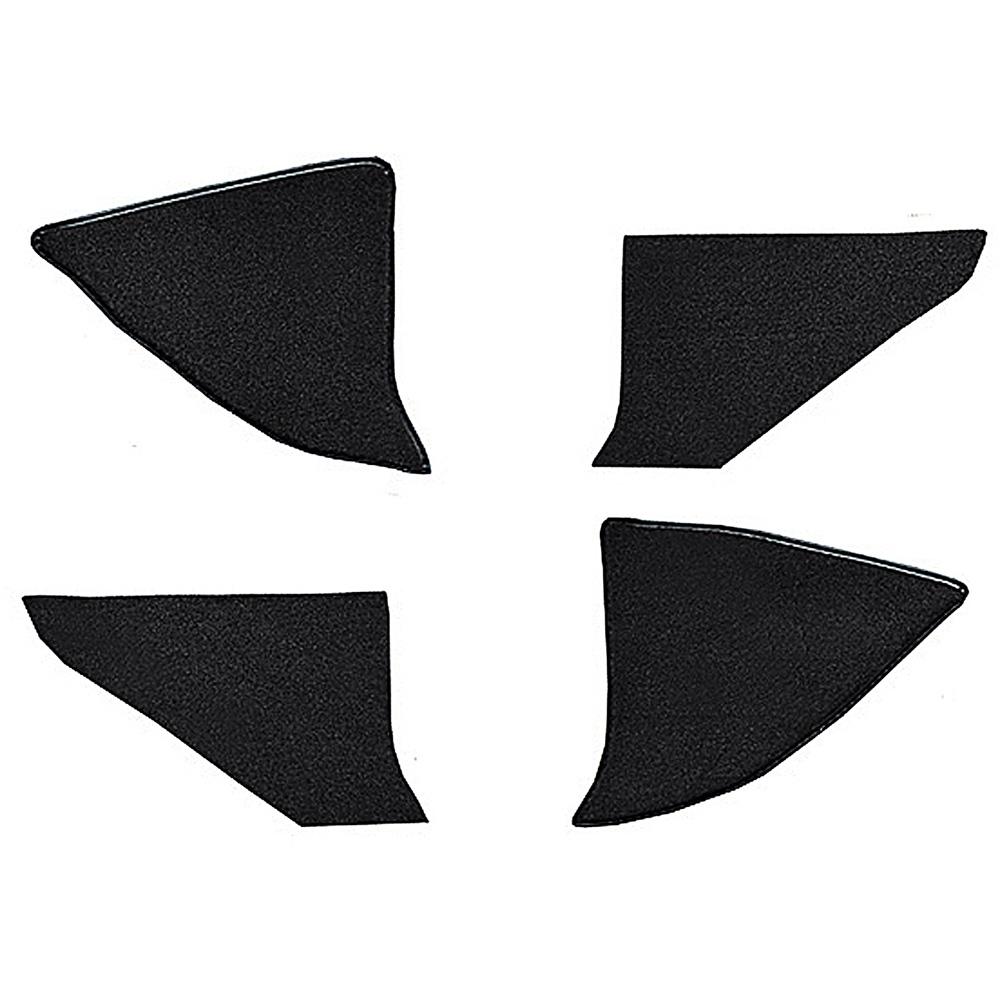 1973-74 Blazer/Jimmy Carpet Kick Panel Inserts w/o Cardboard Backing Loop Black