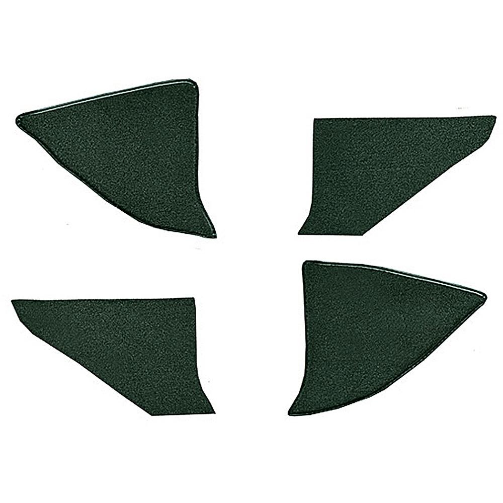 1973-74 Blazer/Jimmy Carpet Kick Panel Inserts w/o Cardboard Backing Loop Dark Green