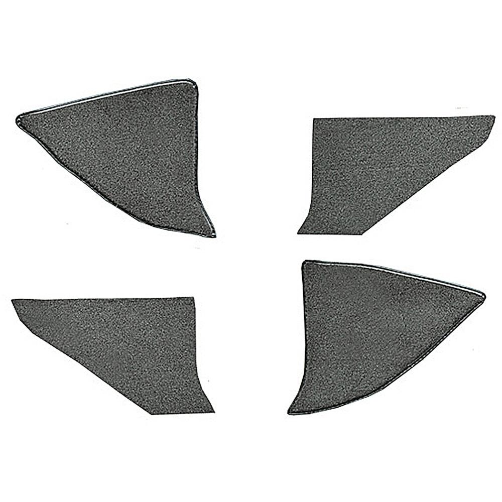 1973-74 Blazer/Jimmy Carpet Kick Panel Inserts w/o Cardboard Backing Loop Gunmetal Gray