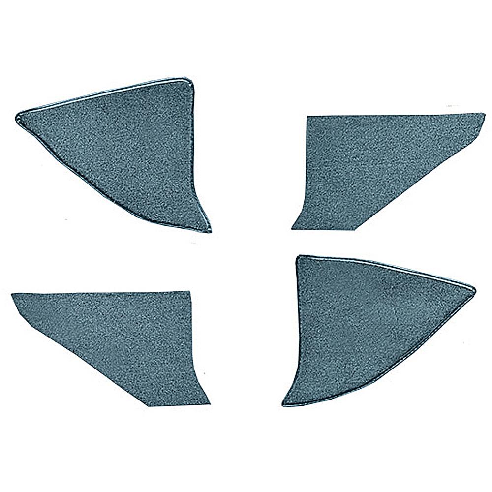 1973-74 Blazer/Jimmy Carpet Kick Panel Inserts w/o Cardboard Backing Loop Medium Blue