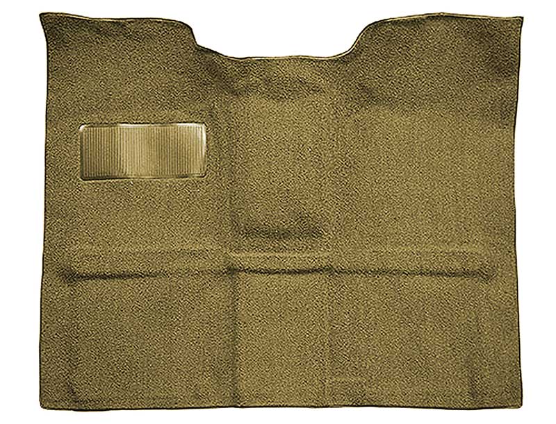 1969-72 Blazer, Jimmy 2-Door Molded Passenger Area Carpet Kit Loop Standard Backing Column Shift Automatic or 3-Speed Manual Low Hump 2WD Gold