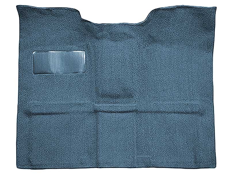 1969-72 Blazer, Jimmy 2-Door Molded Passenger Area Carpet Kit Loop Standard Backing Column Shift Automatic or 3-Speed Manual Low Hump 2WD Medium Blue