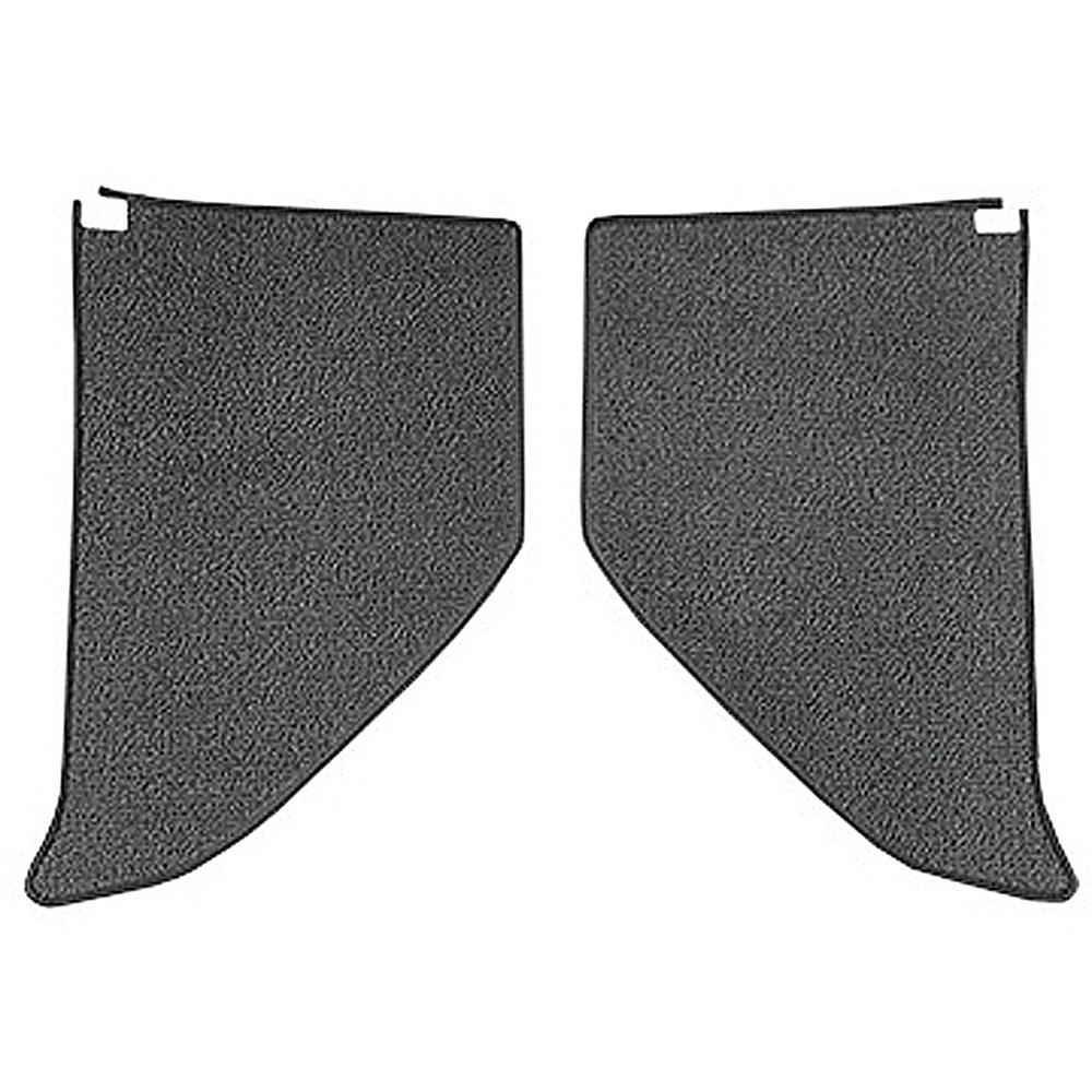 1964-66 Chevrolet/GMC Truck Carpet Kick Panel Inserts w/o Cardboard Backing Loop Gunmetal Gray