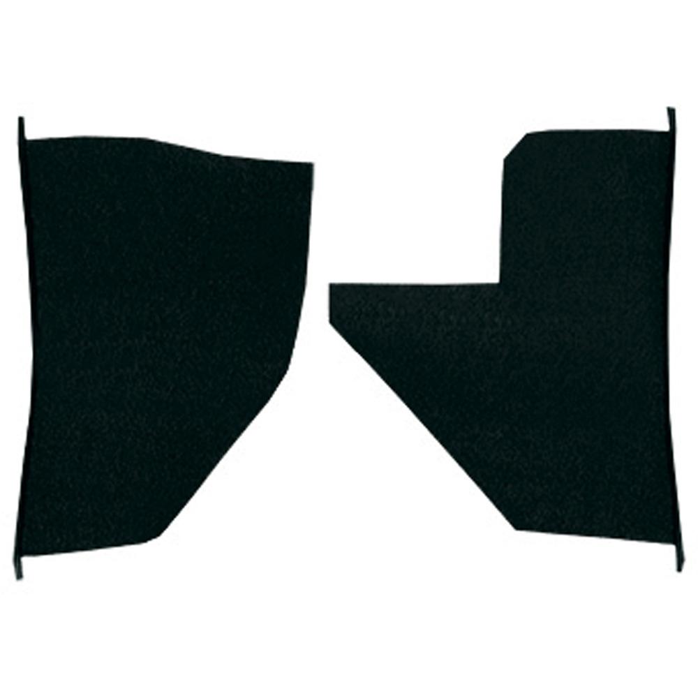 1955-59 Chevrolet/GMC Truck Carpet Kick Panel Inserts w/o Cardboard Backing Daytona Dark Green