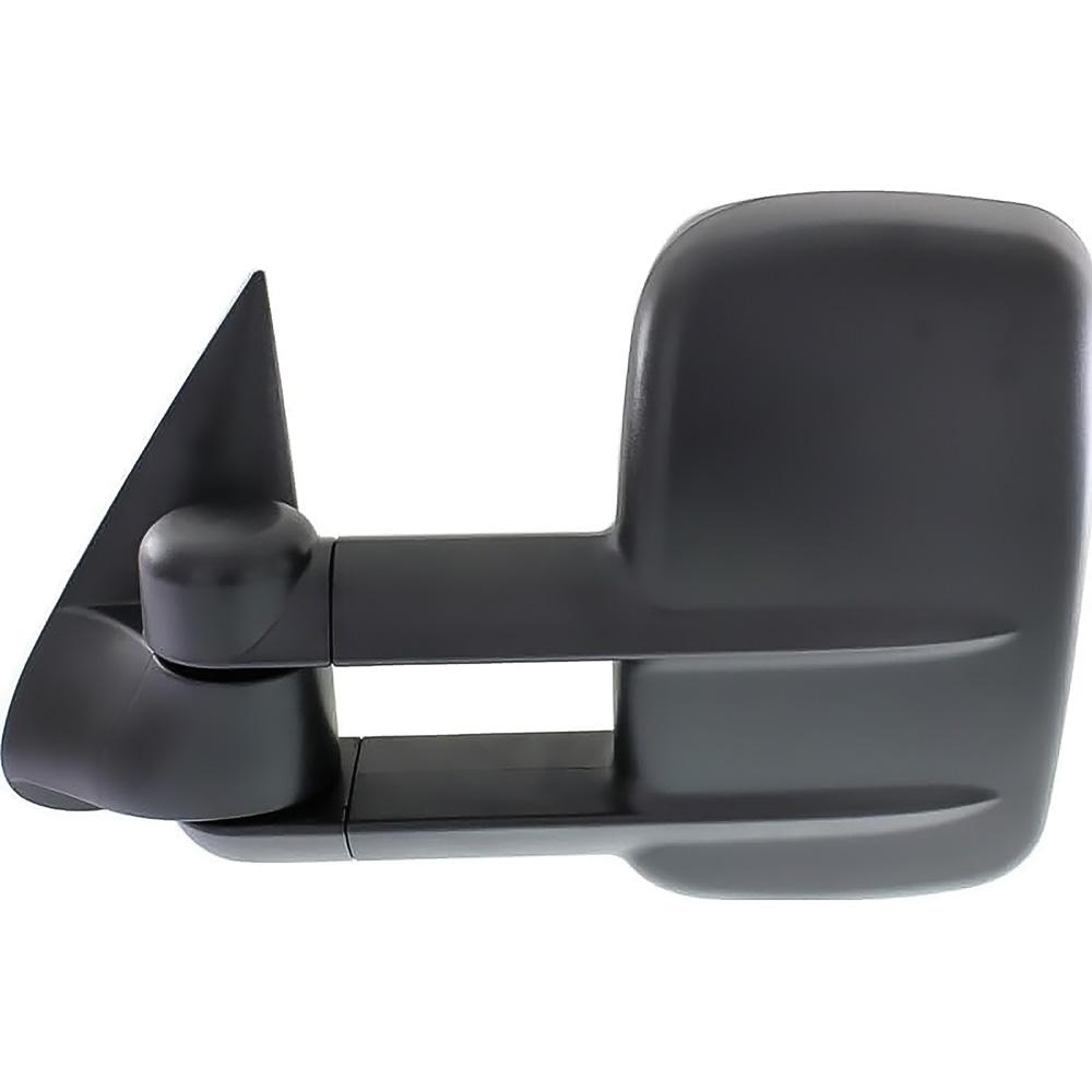 1999-02 Chevrolet/GMC Silverado, Sierra 2000-02 SUV Manual Towing Mirror Textured Black Finish LH