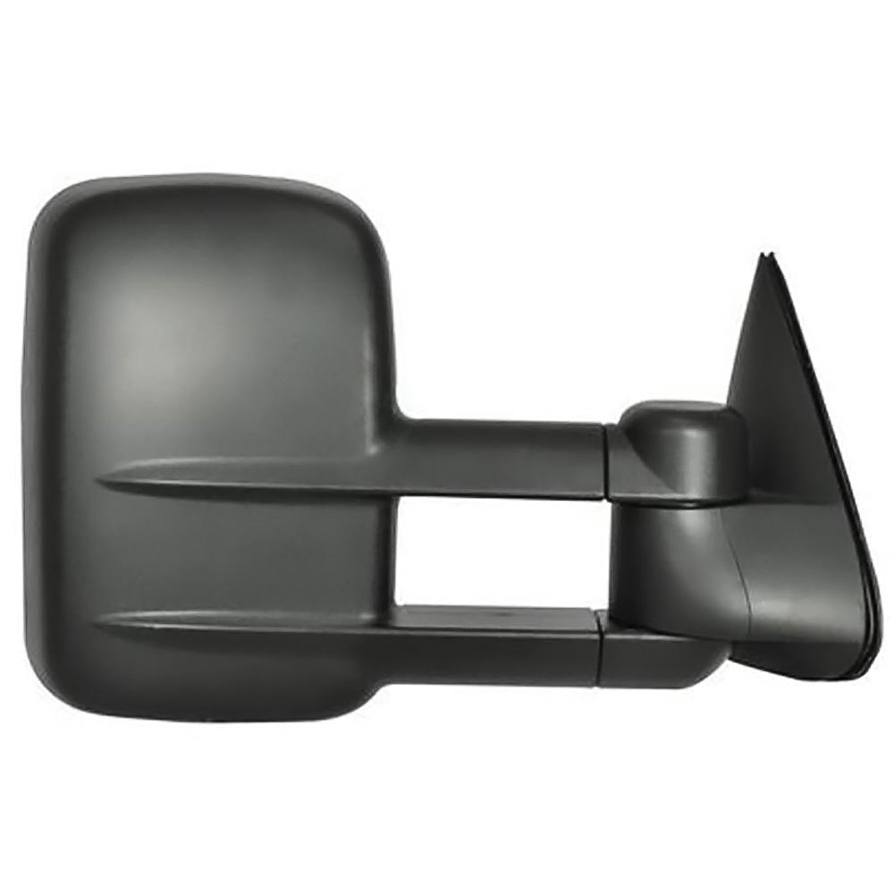 1999-02 Chevrolet/GMC Silverado, Sierra 2000-02 SUV Manual Towing Mirror Textured Black Finish RH