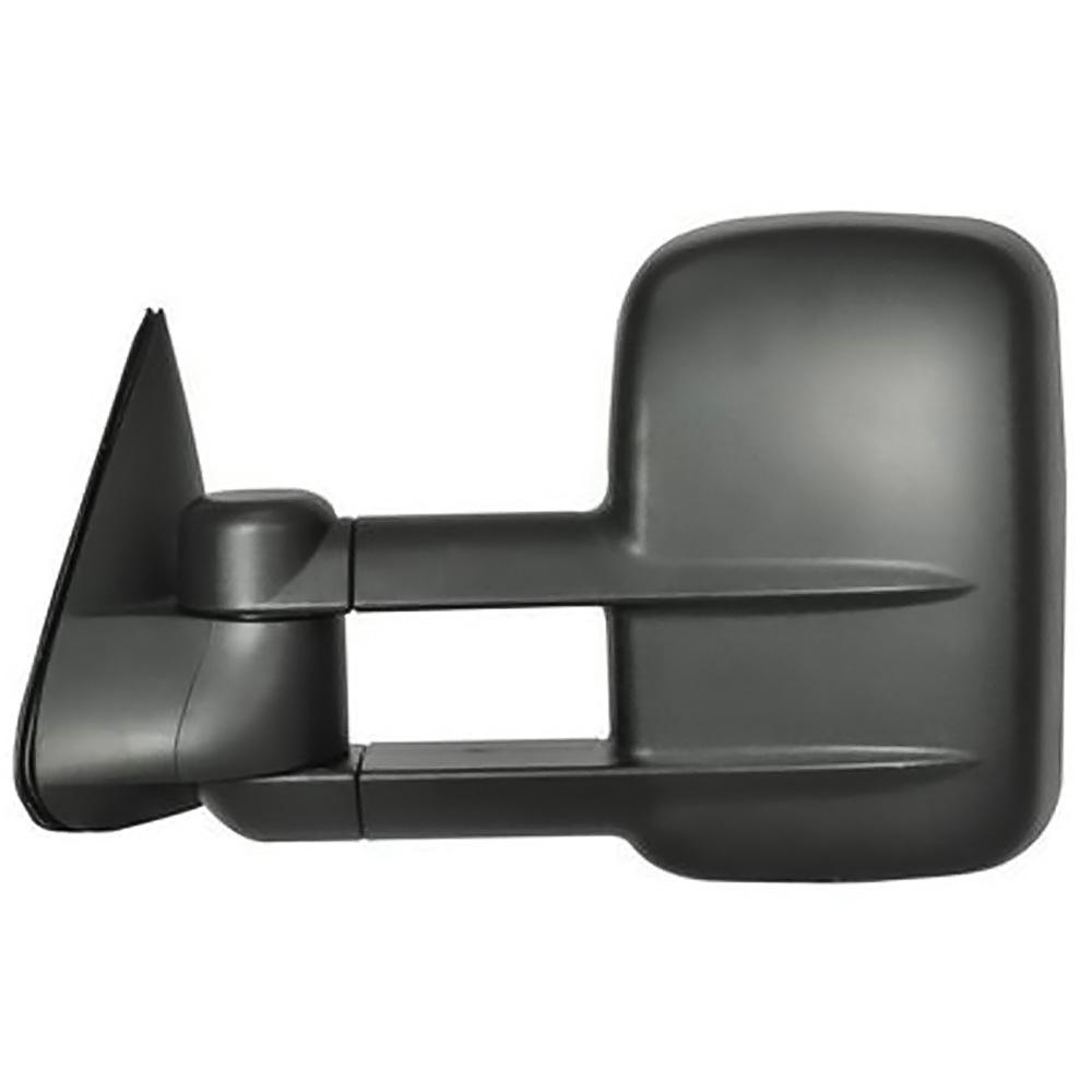 1999-02 Chevrolet/GMC Silverado, Sierra 2000-02 SUV Power Towing Mirror Heated Textured Black Finish LH