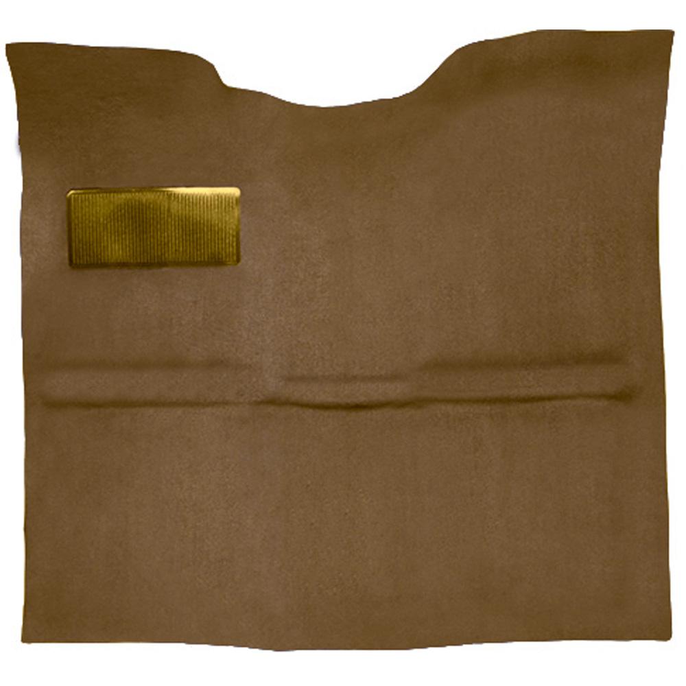 1967-72 Chevrolet, GMC Pickup Regular Cab Molded Vinyl Flooring Kit Vinyl Standard Backing Column Shift Automatic or 3-Speed Manual Low Hump 2WD Beige