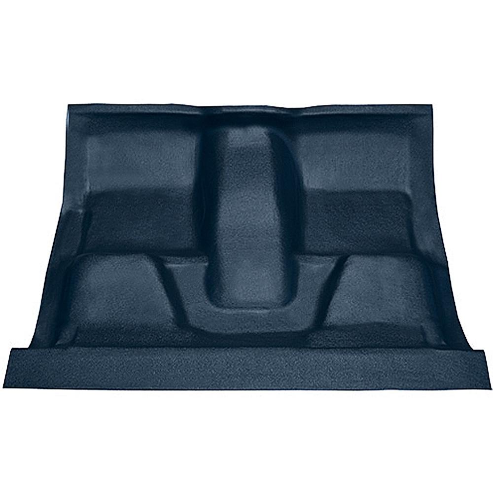 1973-80 Chevrolet, GMC Pickup Regular Cab Molded Vinyl Flooring Set Vinyl Standard Backing Column Shift TH400 2WD/4WD Medium Blue