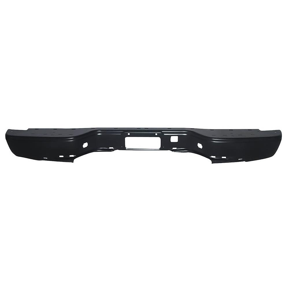 1999-06 Silverado, Sierra Fleetside Rear Step Bumper Face Bar Black