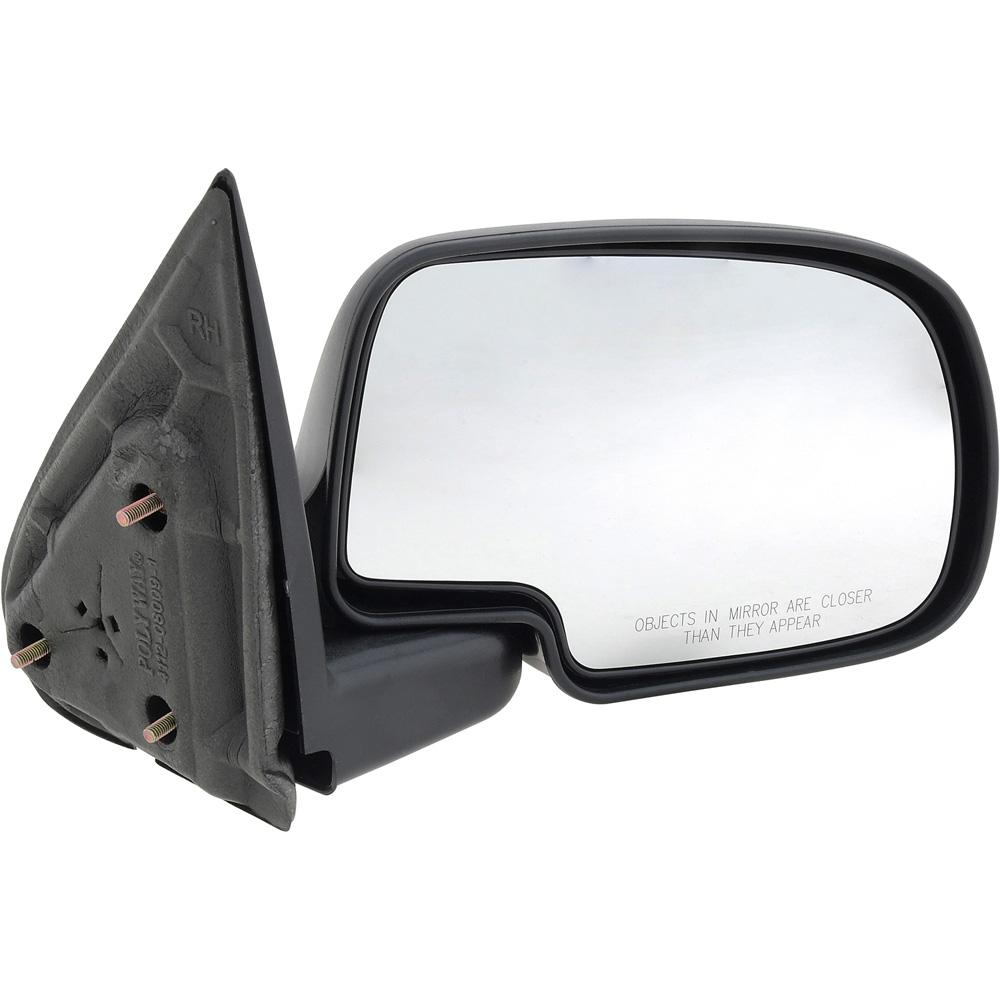 1999-07 Chevrolet, GMC Truck, 2000-06 Suburban, Tahoe, Yukon, 2002-06 Avalanche, Escalade Manual Mirror Black Texture RH