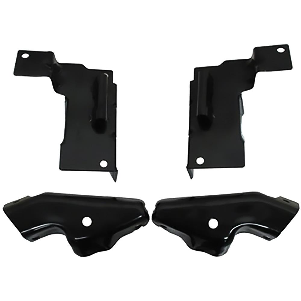 2003-07 Silverado, 2003-06 Avalanche, Suburban, 2004-06 Tahoe Bumper and Impact Bar Mounting Brackets, Inner and Outer 4-Piece Set