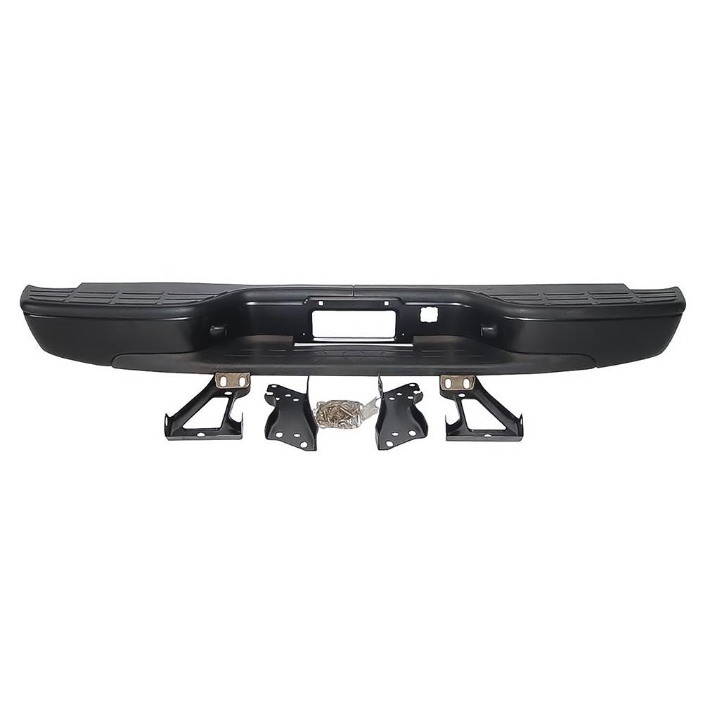 1999-07 Chevrolet Silverado, GMC Sierra GMT800 Series 1500, 2500 Fleetside Rear Step Bumper With Brackets Black