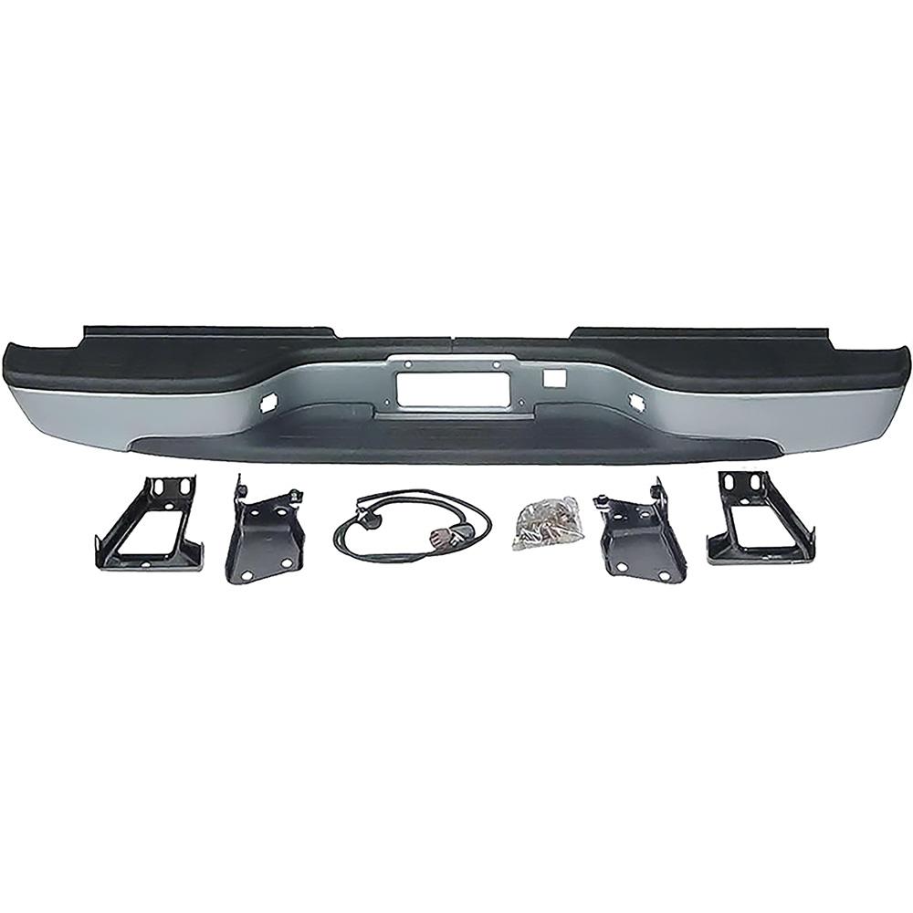 1999-06 Chevrolet Silverado, GMC Sierra 1500, 2500 LD Rear Bumper with Brackets Perfect Match Gray Powder Coat