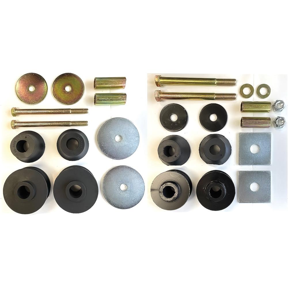 1967-72 Chevrolet, GMC 1/2 Ton, 2wd Pickup Cab Mounting Bushing and Hardware Set Reproduction