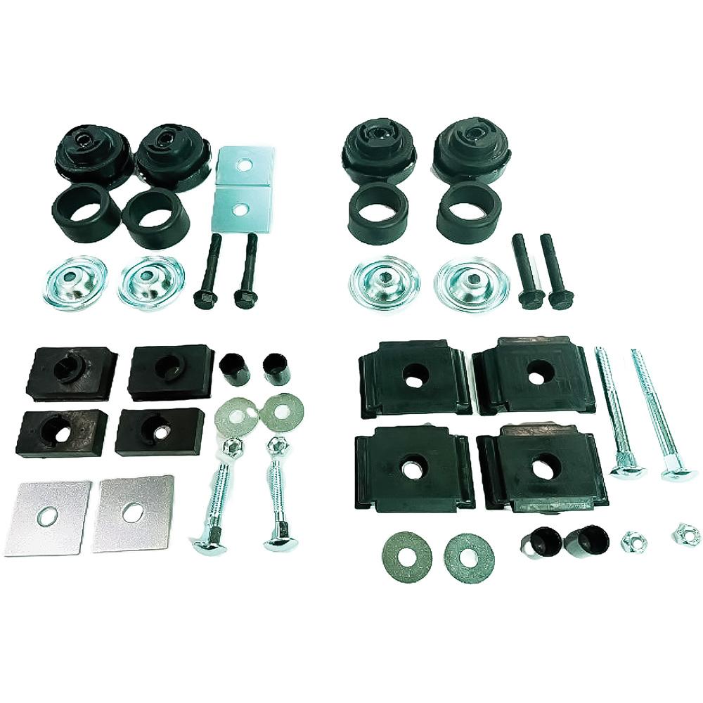 1981-84 Chevrolet, GMC Blazer, Jimmy Body Mounting Bushing and Hardware Set Reproduction 44 Pieces