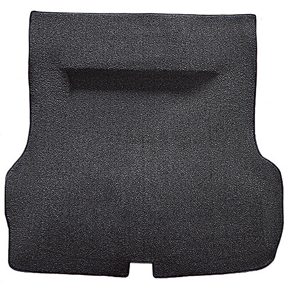 1955-57 Bel Air, Two-Ten 2 or 4 Door Hardtop, Sedan Molded Trunk Carpet w/o Spare Tire Cutout Loop Black