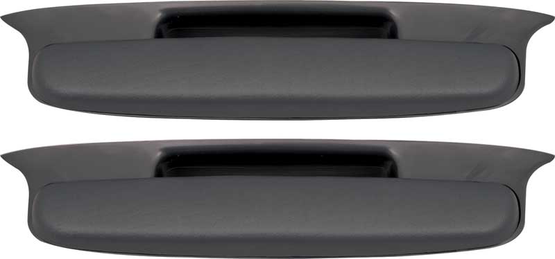 1957 Bel Air 2/4 Door Hardtop/Sedan Black Armrest Assemblies