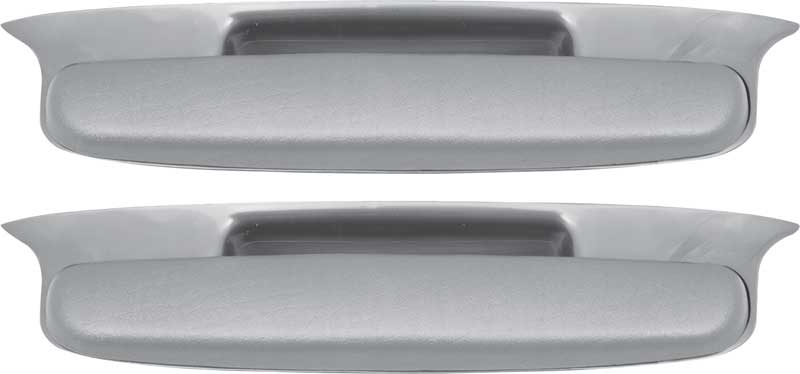 1957 Bel Air 2/4 Door Hardtop/Sedan Silver Armrest Assemblies