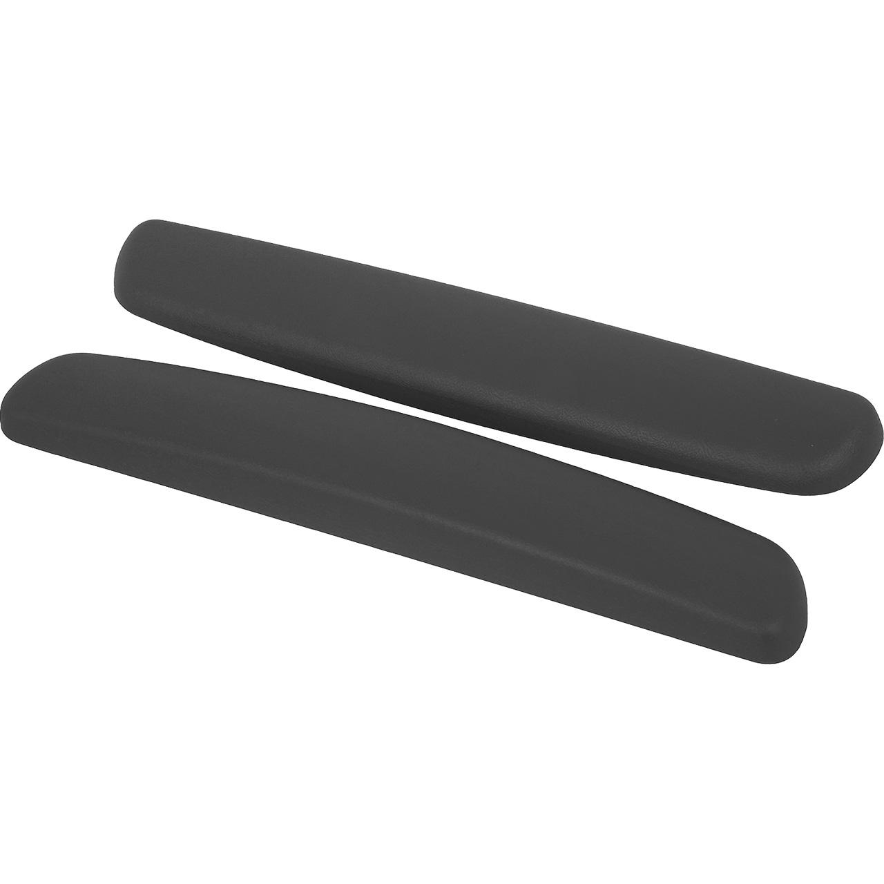 1957 Chevrolet Bel Air Armrest Pads Black Pair