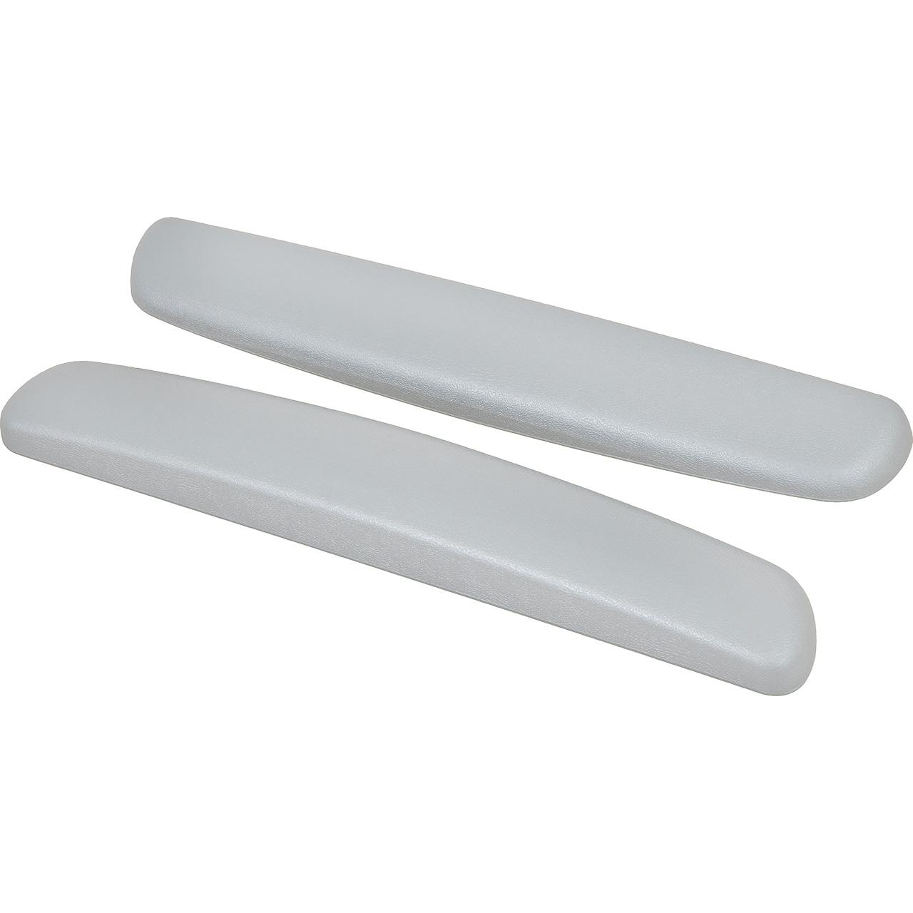 1957 Chevrolet Bel Air Armrest Pads Silver Pair