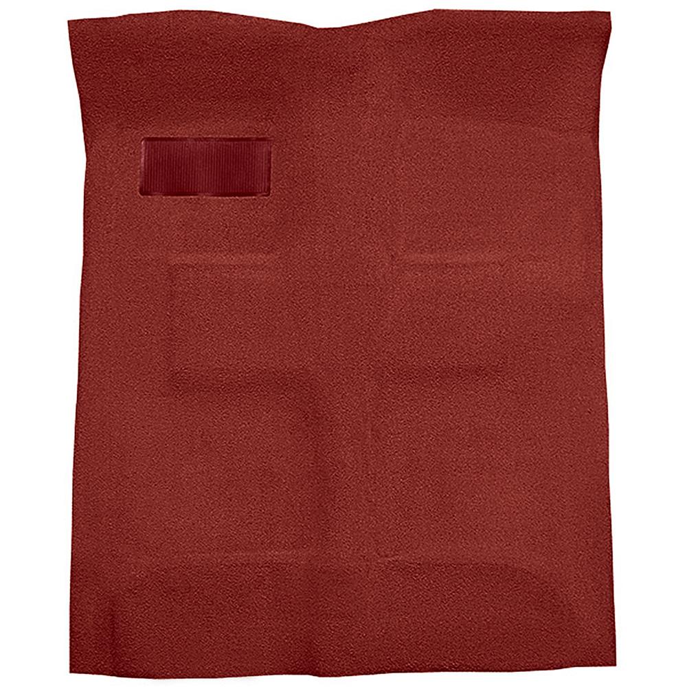 1955-57 Bel Air, Two-Ten, One-Fifty 2 or 4 Door Sedan, Wagon Molded Carpet Set Mass Backing Loop Red